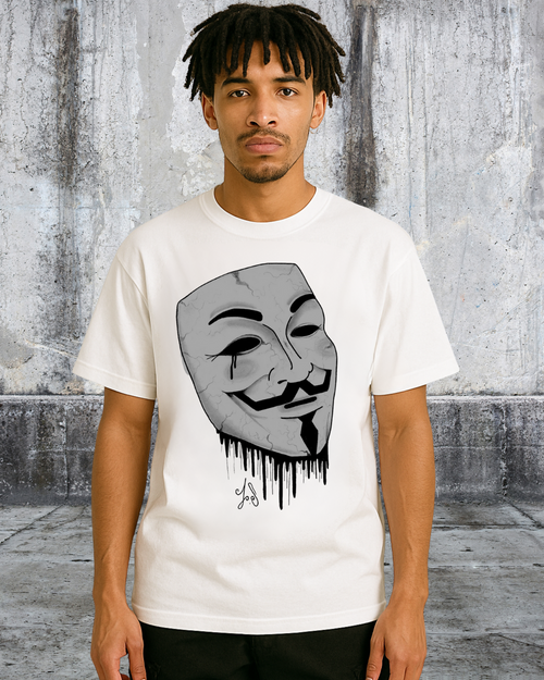 Camisola Anonymous - Máscara Hacker Derretida | Unissexo