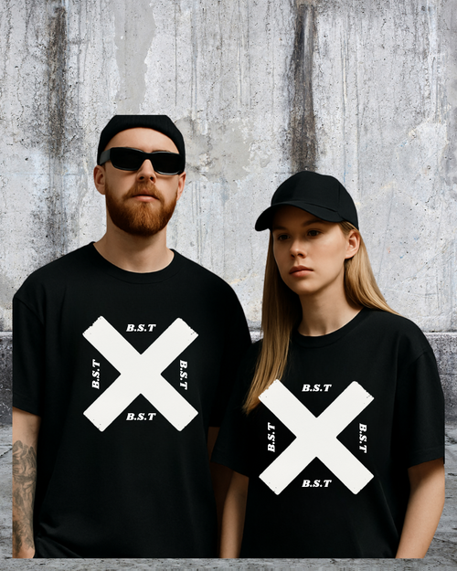 Camisola Streetwear B.S.T X Clássico - Unissexo | Preto